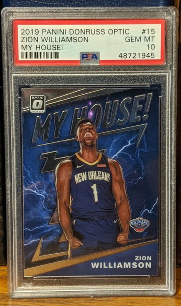Zion Williamson 2019 Optic My House