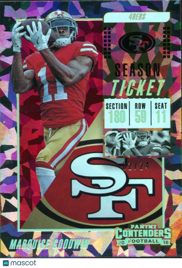 Marquise Goodwin 2018 Base Set San Francisco 49ers