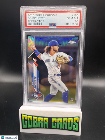 2020 Topps Chrome Bo Bichette #150 Refractor PSA 10