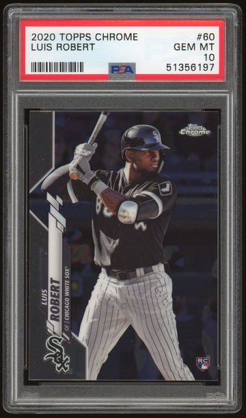 2020 Topps Chrome Luis Robert RC #60 Chicago White Sox Rookie Card
