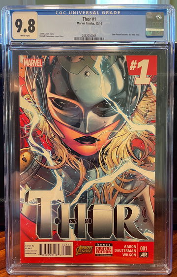 Thor #1 2014 Jane Foster becomes Thor