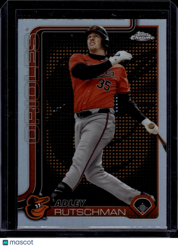2025 Topps Chrome Adley Rutschman #271 Lightboard Logo Variation