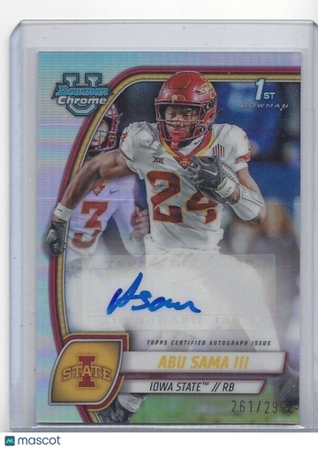2024 BOWMAN CHROME UNIVERSITY