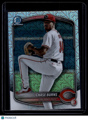 2025 Bowman Chase Burns #BCP-122 Chrome Prospects Mojo Refractor