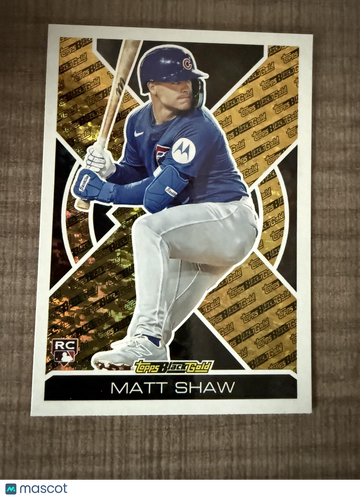 2025 Topps Update Matt Shaw #BG-7 Topps Black Gold