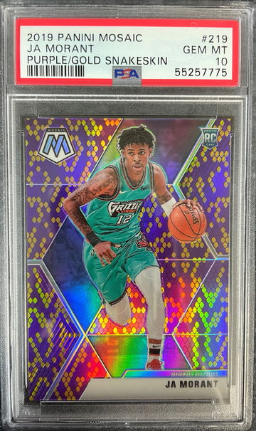 Ja Morant Mosaic Snakeskin 8/20 PSA 10 
