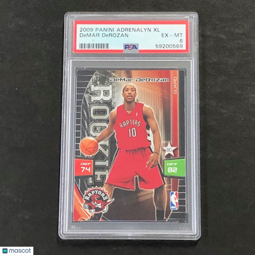 2009 Panini Adrenalyn XL DeMar DeRozan PSA 6