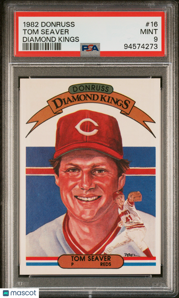 1982 Donruss Tom Seaver #16 Diamond Kings PSA 9