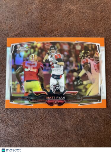🔥 2014 Topps Chrome -  Orange Refractor #94 Matt Ryan Falcons Legend