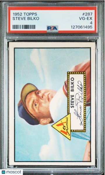 1952 Topps Steve Bilko #287 [Base] Base Set PSA 4