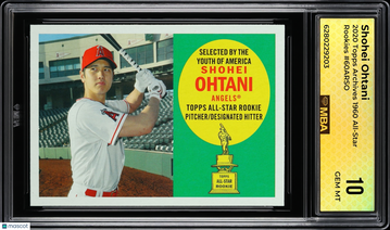 2020 Topps Archives 1960 All-Star Rookies Shohei Ohtani #60ARSO MBA 10