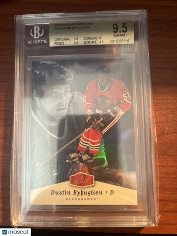 2006-07 Flair Showcase Dustin Byfuglien #26 Rookie BGS 9.5