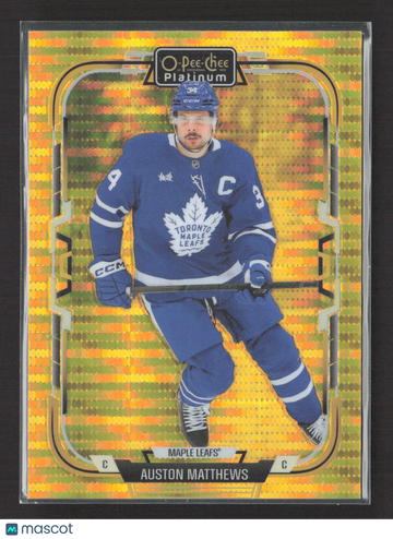 2026 Upper Deck O-Pee-Chee Platinum Auston Matthews #80 Seismic Gold /50
