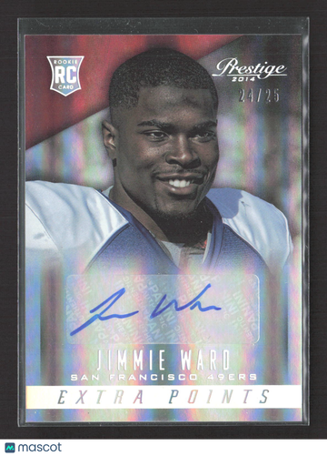 2014 Panini Prestige Extra Points Jimmie Ward #298 RC 24/25 Auto