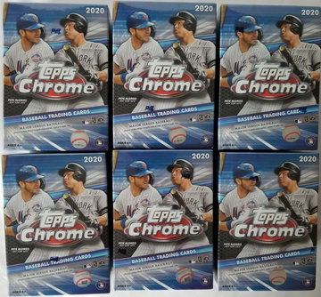 Topps chrome MLB Blaster box (6) (lot 6)