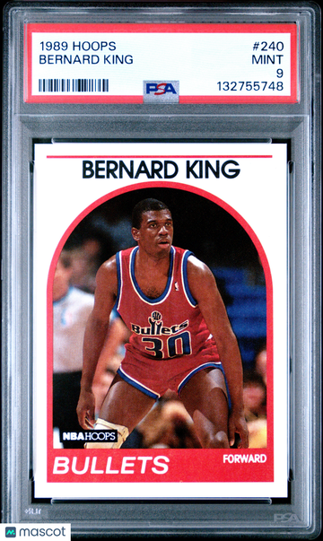 1989 Hoops Bernard King #240 PSA 9