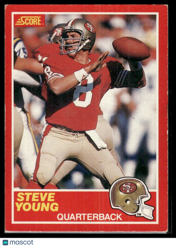 1989 Score Steve Young #212