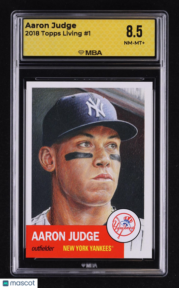 2018 Topps Living Aaron Judge #1 MBA 8.5