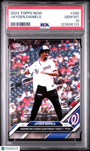 2024 Topps Now Jayden Daniels #285 Rookie PSA 10