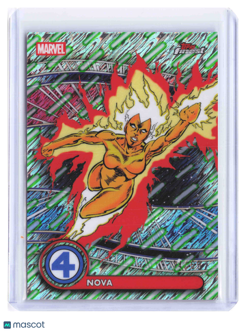 2026 Topps Finest Marvel Nova Uncommon Refractor 14/65 #075 Trading Card