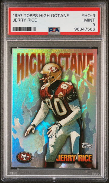 1997 TOPPS JERRY RICE HIGH OCTANE #HO-3 PSA 9