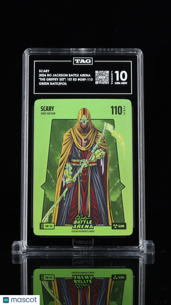 2026 Bo Jackson Battle Arena Scary #GBF-113 Green Battlefoil TAG 10