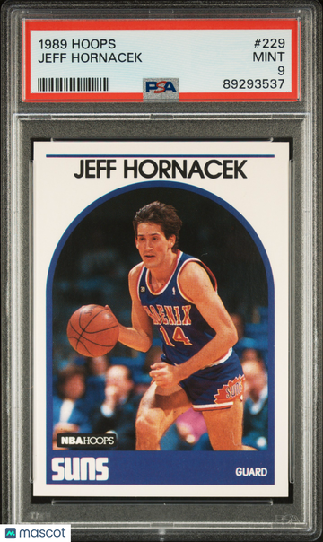 1989 Hoops Jeff Hornacek #229 PSA 9