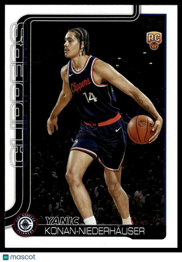 2025-26 Topps Yanic Konan-Niederhäuser #230 RC