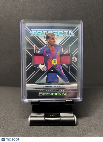 2025 Panini Obsidian Trifecta Lamine Yamal #TM-LY /190 Triple Memorabilia