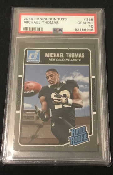 2016 Michael Thomas Panini Donruss Rookie PSA 10