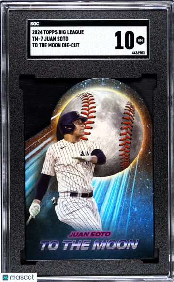 2024 Topps Big League Juan Soto #TM-7 The Moon Die Cut SGC 10