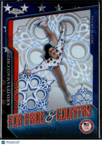 Kristi Yamaguchi 2026 Topps Chrome For Pride & Country /76 United States Olympic Team