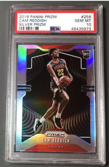 2019-20 Panini Prizm Cam Reddish Silver PSA 10