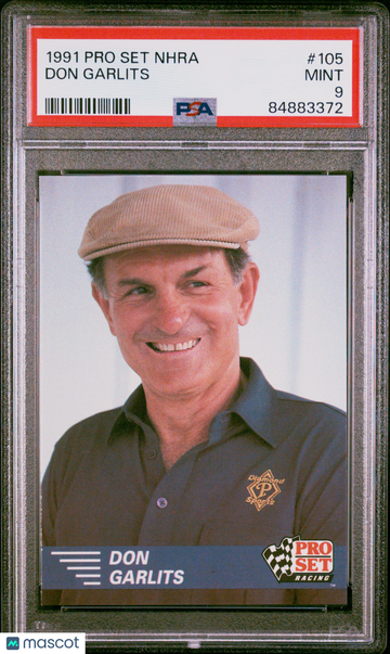 1991 Pro Set Nhra Don Garlits #105 PSA 9