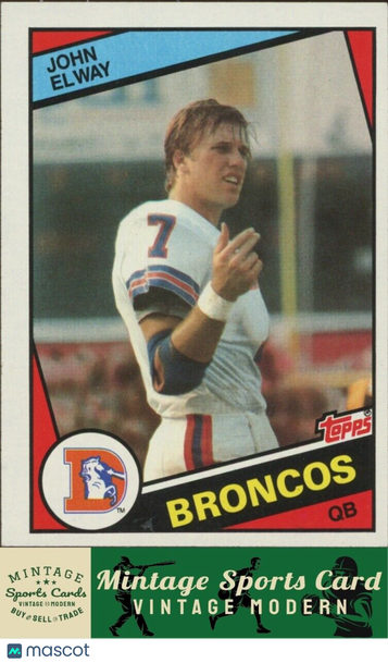 1984 Topps John Elway #63 RC