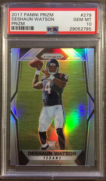 Deshaun Watson 2017 Prizm Silver PSA 10