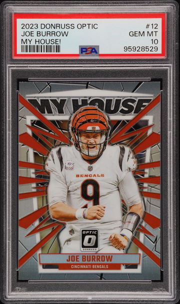 2023 Donruss Optic My House Joe Burrow #12 PSA 10