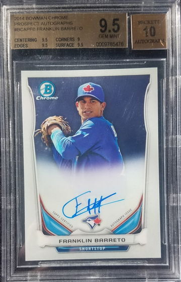 2014 Bowman Chrome Franklin Barreto auto