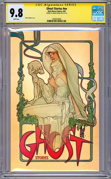 GHOST STORIES #NN CGC-SS 9.8 RARE HTF SIGNED ADAM HUGHES CVR ART DARK HORSE 1995