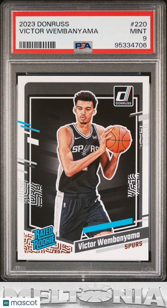 2023-24 Donruss Victor Wembanyama #220 RC PSA 9