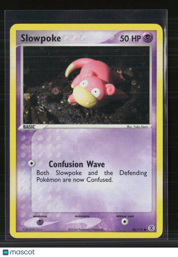 2004 EX FireRed & LeafGreen Slowpoke #80/112