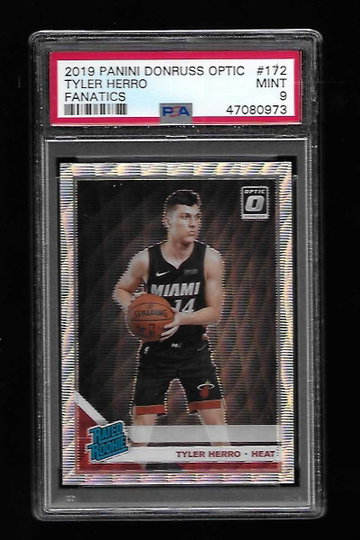 2019 Donruss Optic Tyler Herro Fanatics PSA 9
