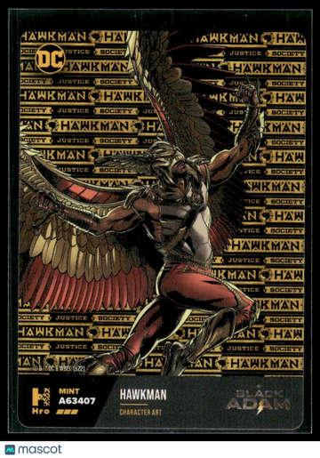 2022 Hro Black Adam Hawkman #A63407