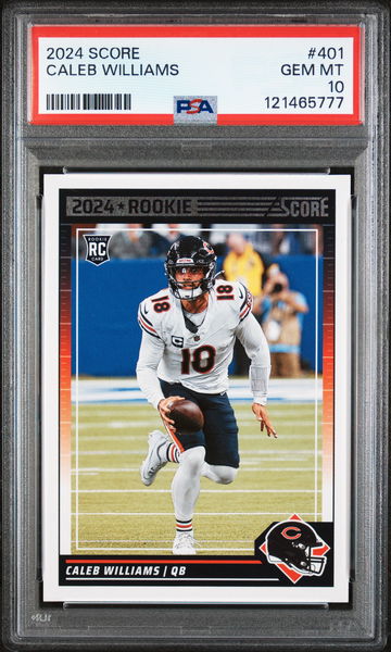 2024 Score Mystery Rookies Redemption Caleb Williams #401 PSA 10