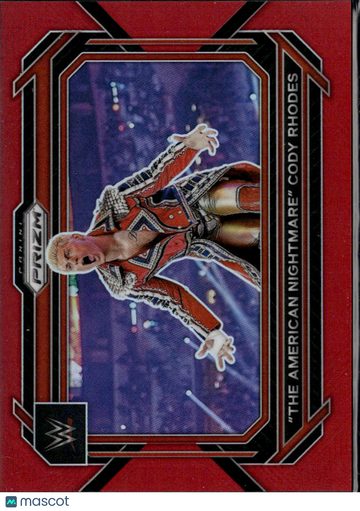 Cody Rhodes 2023 Panini Prizm WWE Red Raw