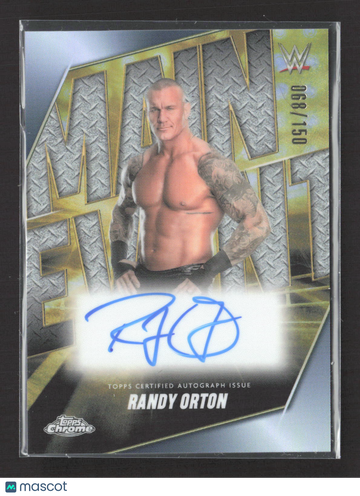 2025 Topps WWE Chrome Main Event Randy Orton #MEA-RDY /150