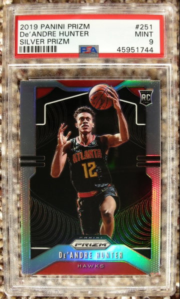De'Andre Hunter 2019 Prizm #251 Silver Prizm PSA 9 Deandre Hunter
