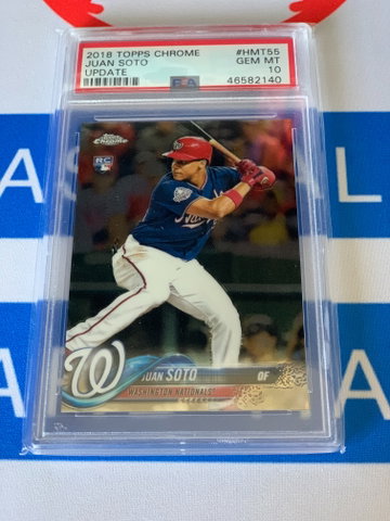 Juan Soto Topps Chrome Update HMT 55