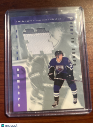1999-00 In the Game Be A Player Memorabilia - In the Numbers Peter Forsberg Alexei Yashin #I-02 [None] Memorabilia