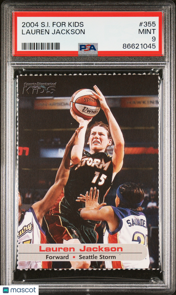 2004 S.I. For Kids Lauren Jackson #355 PSA 9